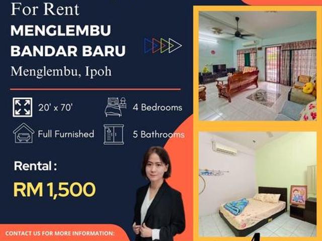 Terraced House for rent in Perak, Tanjong Ipoh