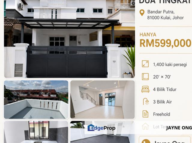 House for sale in Bandar Putra Kulai, Kulai