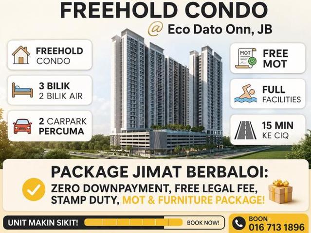 Serviced Residence for sale in Tebrau, Johor