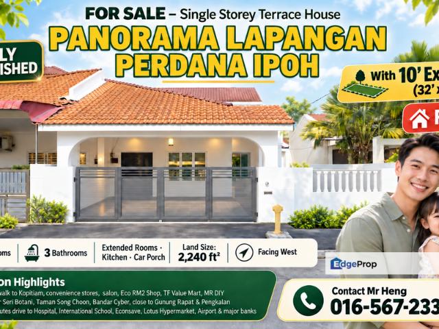 House for sale in Perak, Tanjong Ipoh