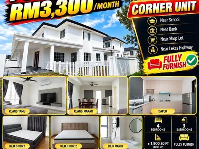Terraced House for rent in Kajang, Langat