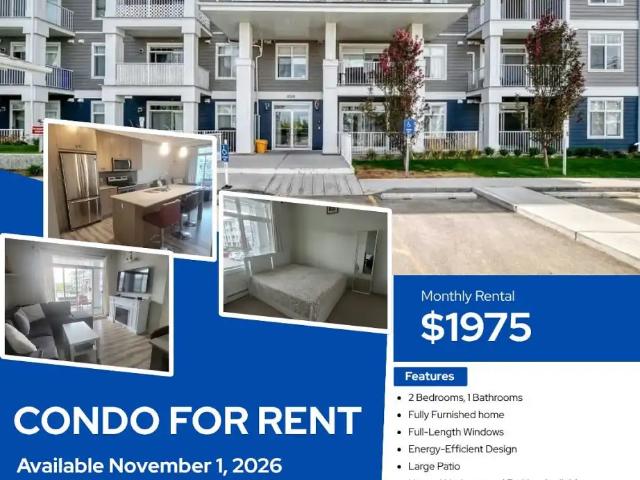 Condo for rent in Auburn Bay, Calgary