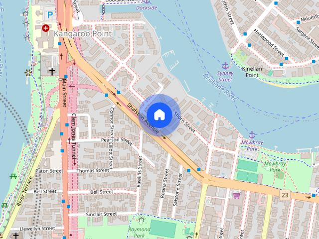 Apartment for rent in Kangaroo Point, Greater Brisbane