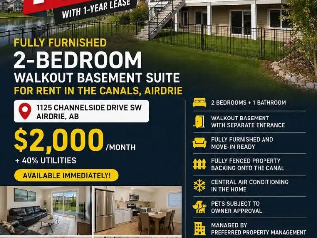 Apartment for rent in Airdrie, Alberta