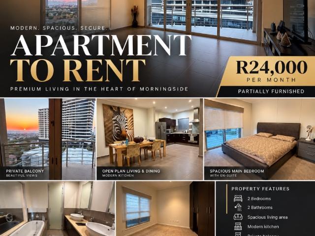 Apartment for rent in Morningside, Sandton