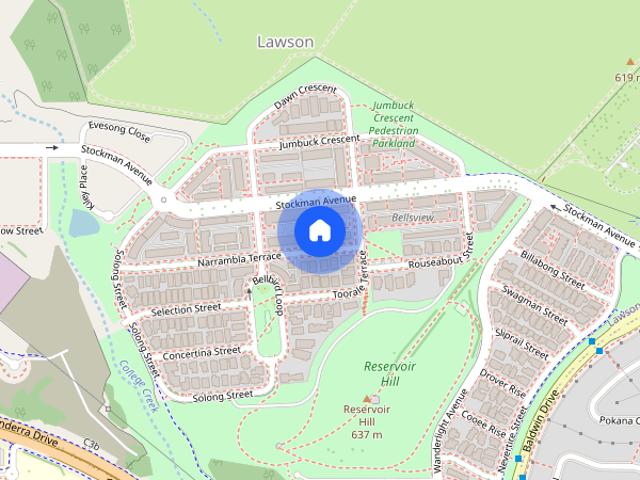 Townhouse for rent in Lawson, District of Belconnen