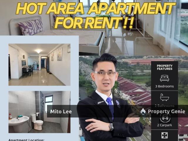 Apartment for rent in Masai, Johor