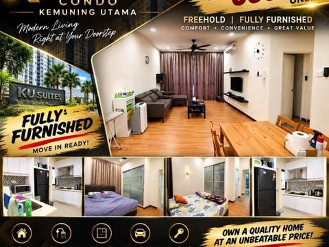 Serviced Residence for sale in Shah Alam, Petaling