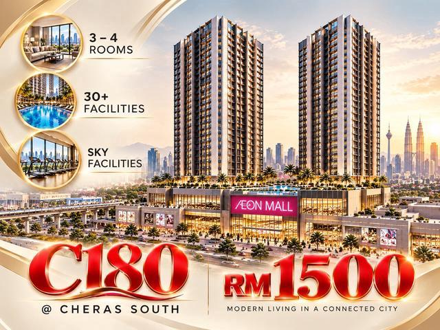 Condominium for sale in Plaza Puchong, Kuala Lumpur