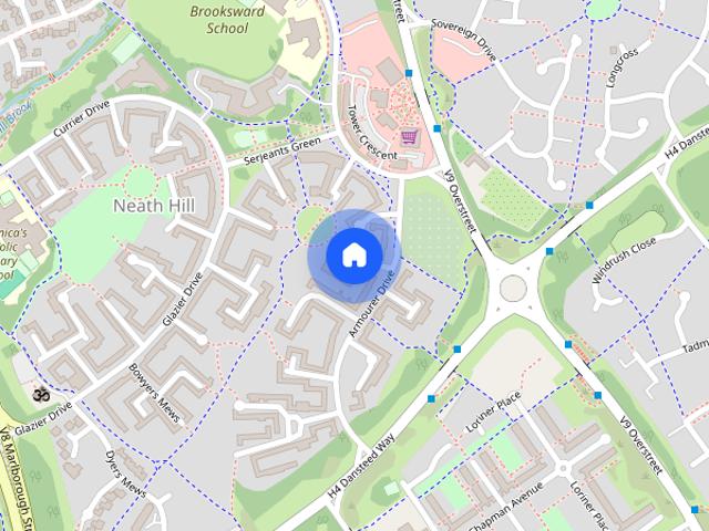 House for rent in Great Linford, Milton Keynes