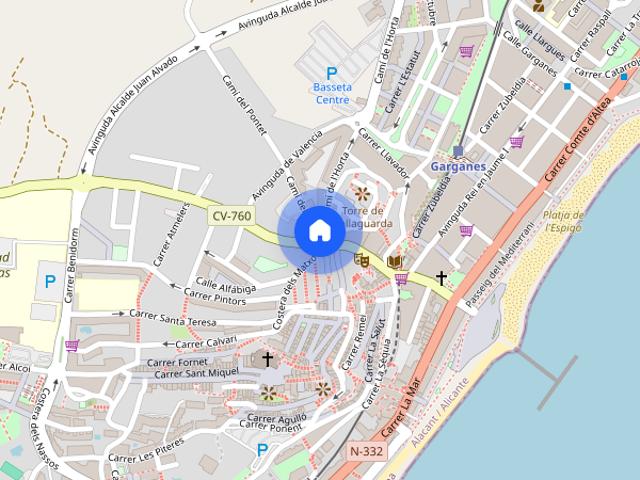 Apartamento en alquiler en Altea