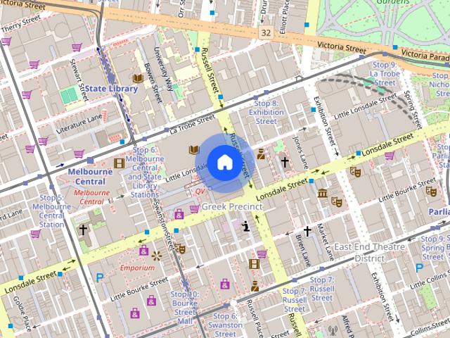 Apartment for rent in East End Theatre District, Melbourne