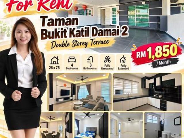 Terraced House for rent in Bukit Katil, Malaka