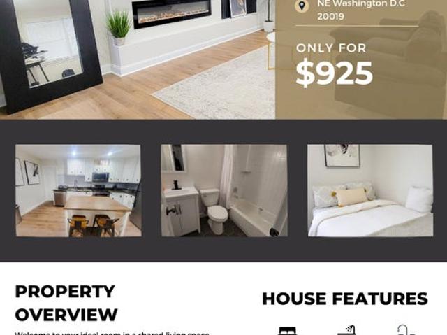 Room for rent in Washington, Washington DC