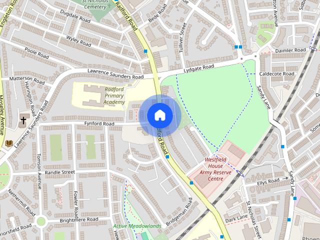House for rent in Radford, West Midlands