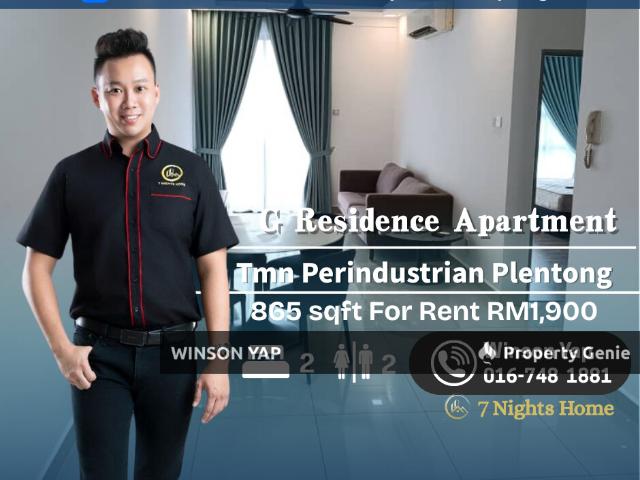 Apartment for rent in Plentong, Johor