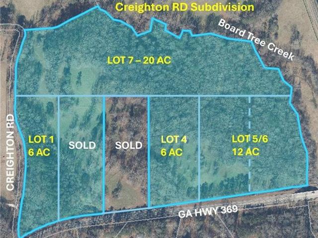 Land for sale in Ball Ground, Georgia