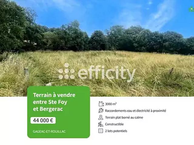 Terrain vente à Bergerac, Gageac-et-rouillac