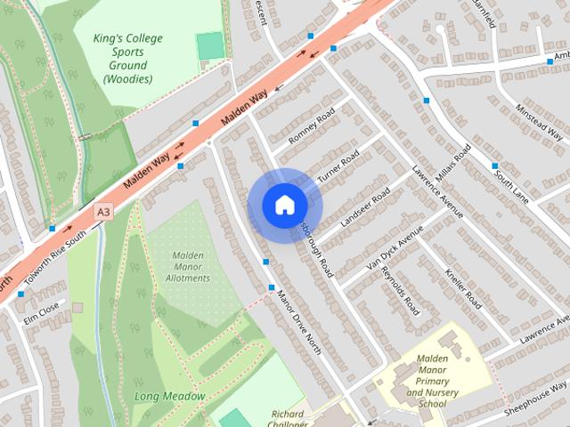 House for rent in Old Malden, Greater London