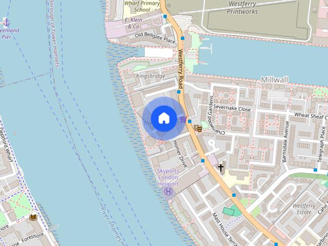 Apartment for rent in The Odyssey, Isle Of Dogs