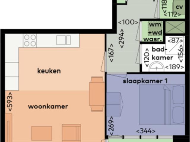 Appartement te huur in Haarzuilens, Utrecht
