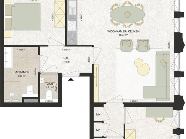 Appartement te huur in Haarlem, Noord Holland