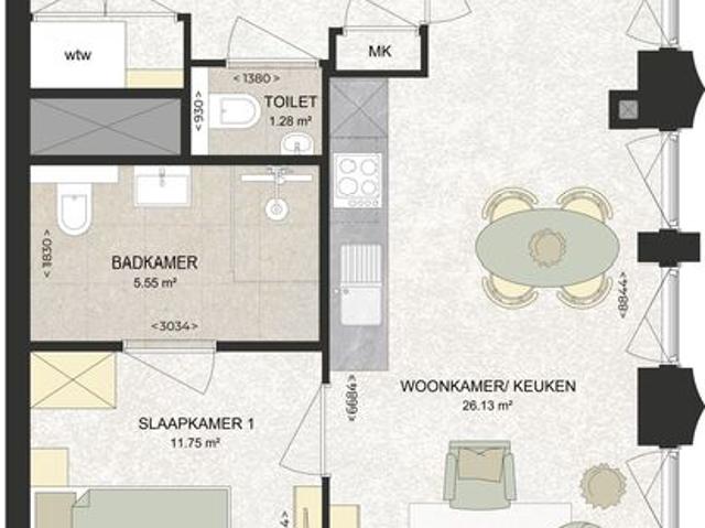 Appartement te huur in Haarlem, Noord Holland