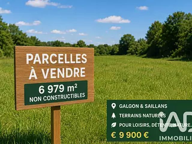 Terrain vente à Galgon, Gironde