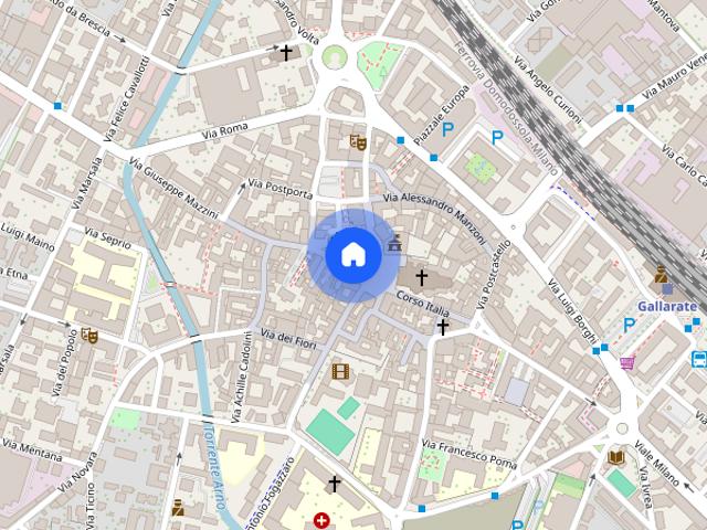 Appartamento in affitto a Centro, Gallarate