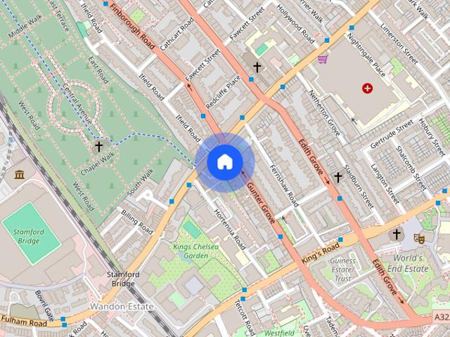 Apartment for rent in Brompton, Greater London