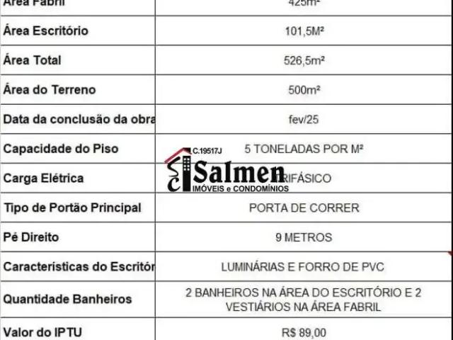 Galpão aluguel em Arujá