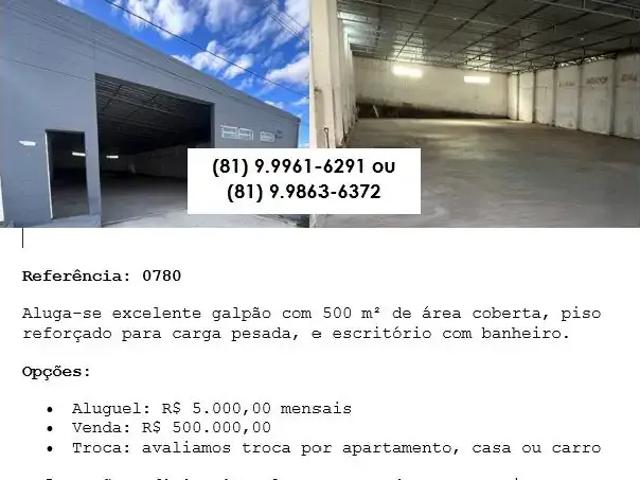Galpão aluguel em Região Geográfica Imediata de Caruaru, Gravata