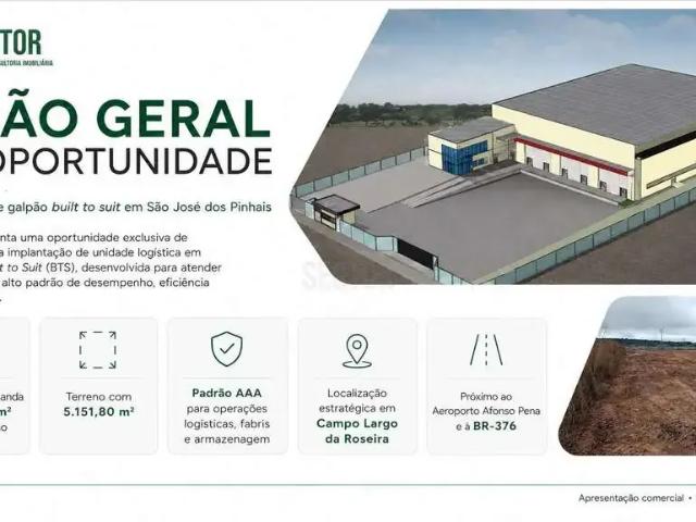 Galpão aluguel em Região Geográfica Imediata de Curitiba, Região Metropolitana de Curitiba