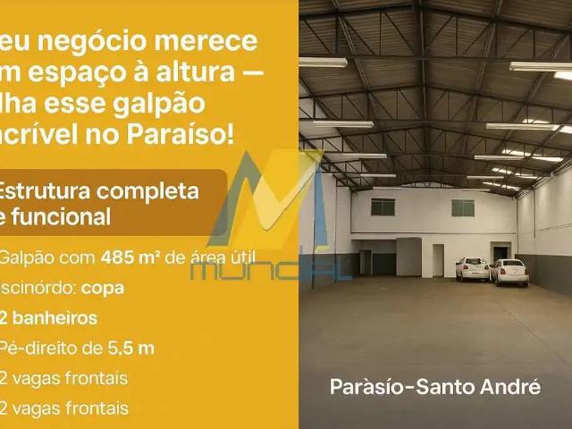 Galpão aluguel em Paraíso, Santo André