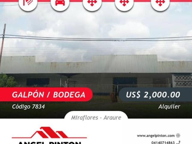 Propiedad en alquiler en Araure, Portuguesa