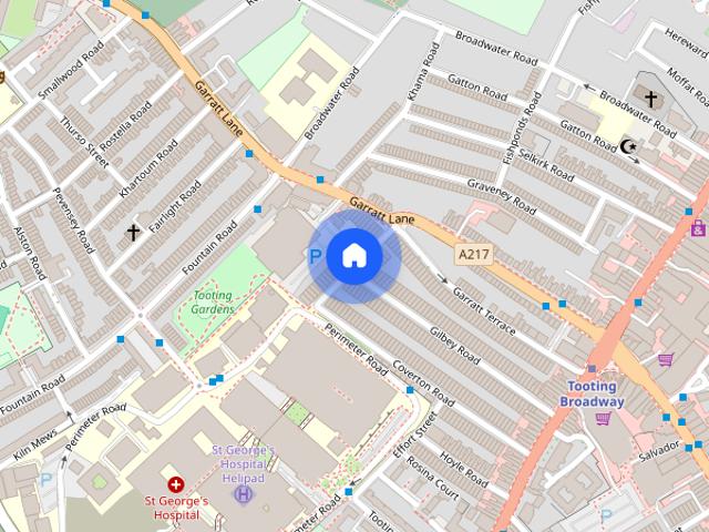 Apartment for rent in Summerstown, Greater London