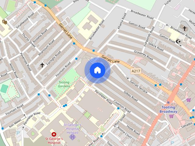 Apartment for rent in Summerstown, Greater London