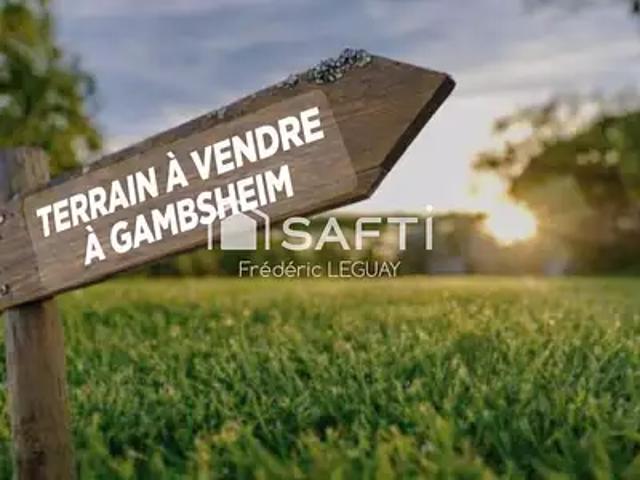 Terrain vente à Haguenau-Wissembourg, Gambsheim