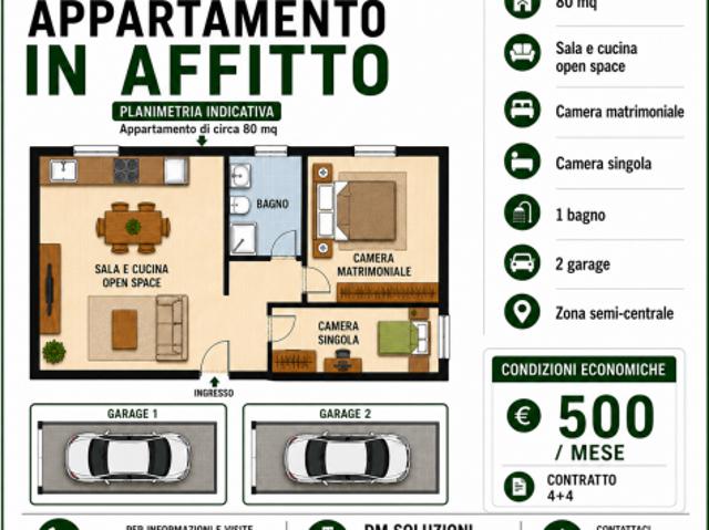 Appartamento in affitto a Gandino, Lombardia