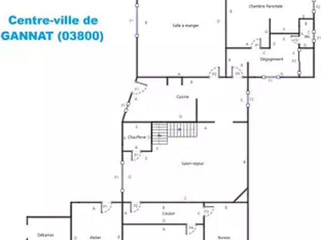 Maison vente à Vichy, Gannat