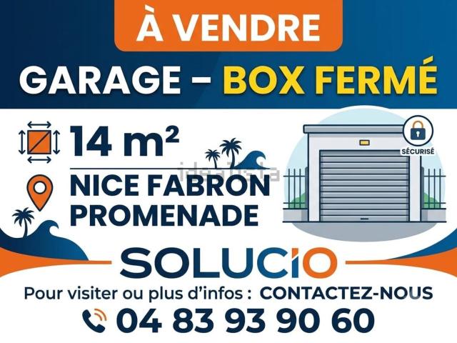 Garage vente à Fabron, Nice