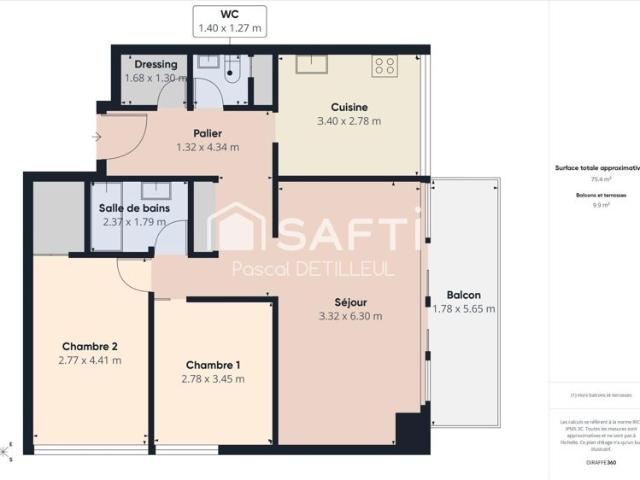Appartement vente à Nanterre, Garches