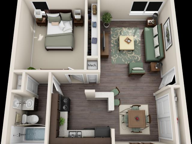 Apartment for rent in Camby, Indiana