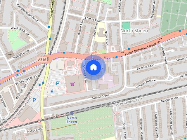Apartment for rent in North Sheen, Greater London
