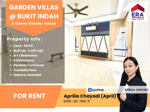 House for rent in Taman Bukit Indah 2, Iskandar Puteri