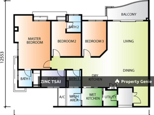 Apartment for rent in Tanjong Sepat, Selangor