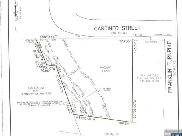 Land for sale in Mahwah, New Jersey