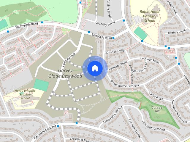 House for rent in Bulwell, City of Nottingham