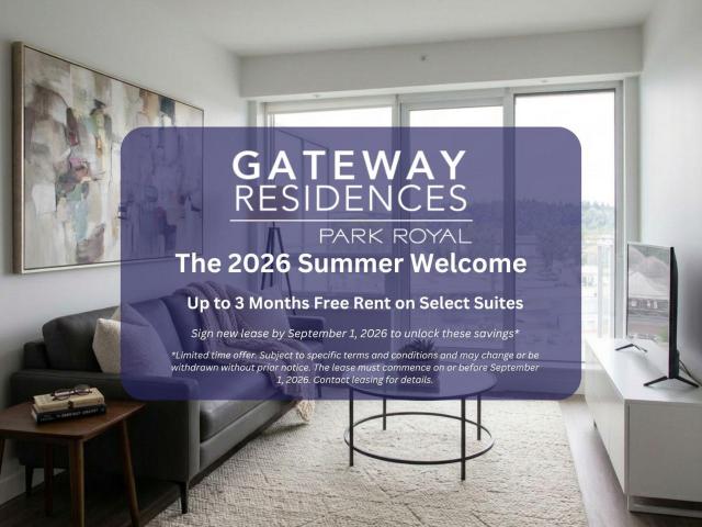 Apartment for rent in Park Royal, West Vancouver
