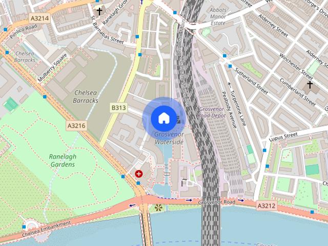 Apartment for rent in Grosvenor Waterside, Greater London